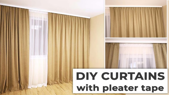 How To Use Hem Tape On Curtains