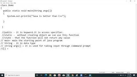 JAVA CLASS 2 Running first ProgramB.C.A 3rd year Course based on Rajasthan University Syllabus (RU),
