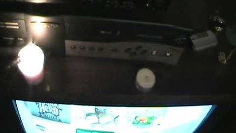 Using two candles as a wii sensor bar