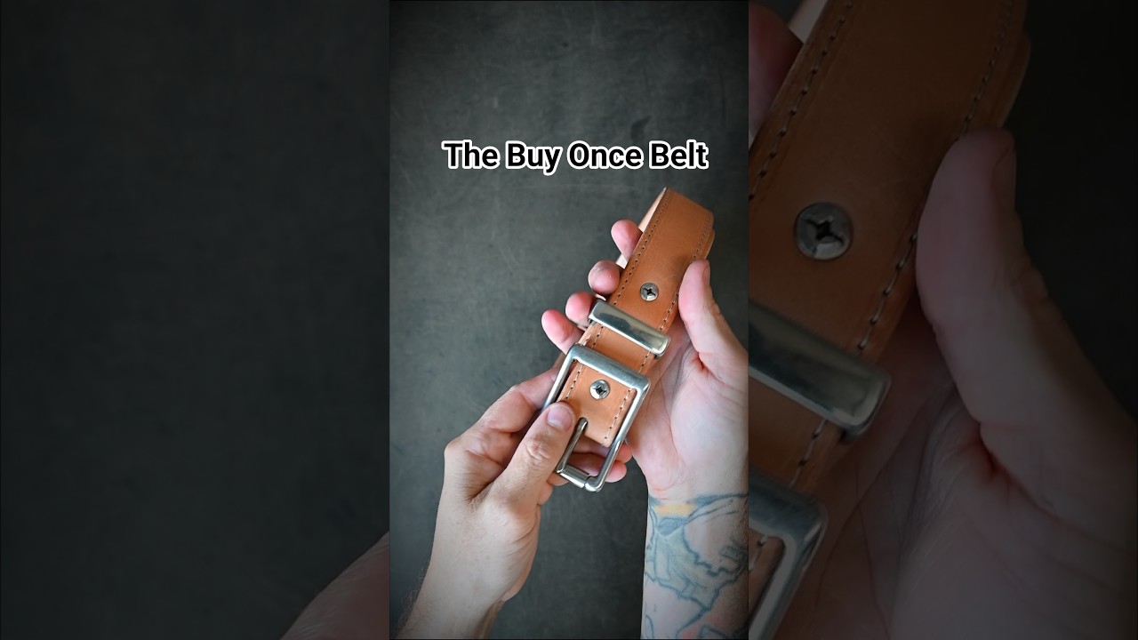 making the "Buy Once Belt"