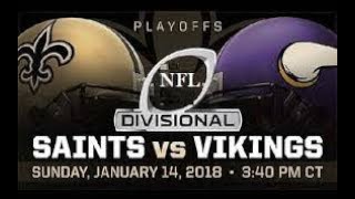 Saints vs Vikings NFL Divisional round game 2018 reaction