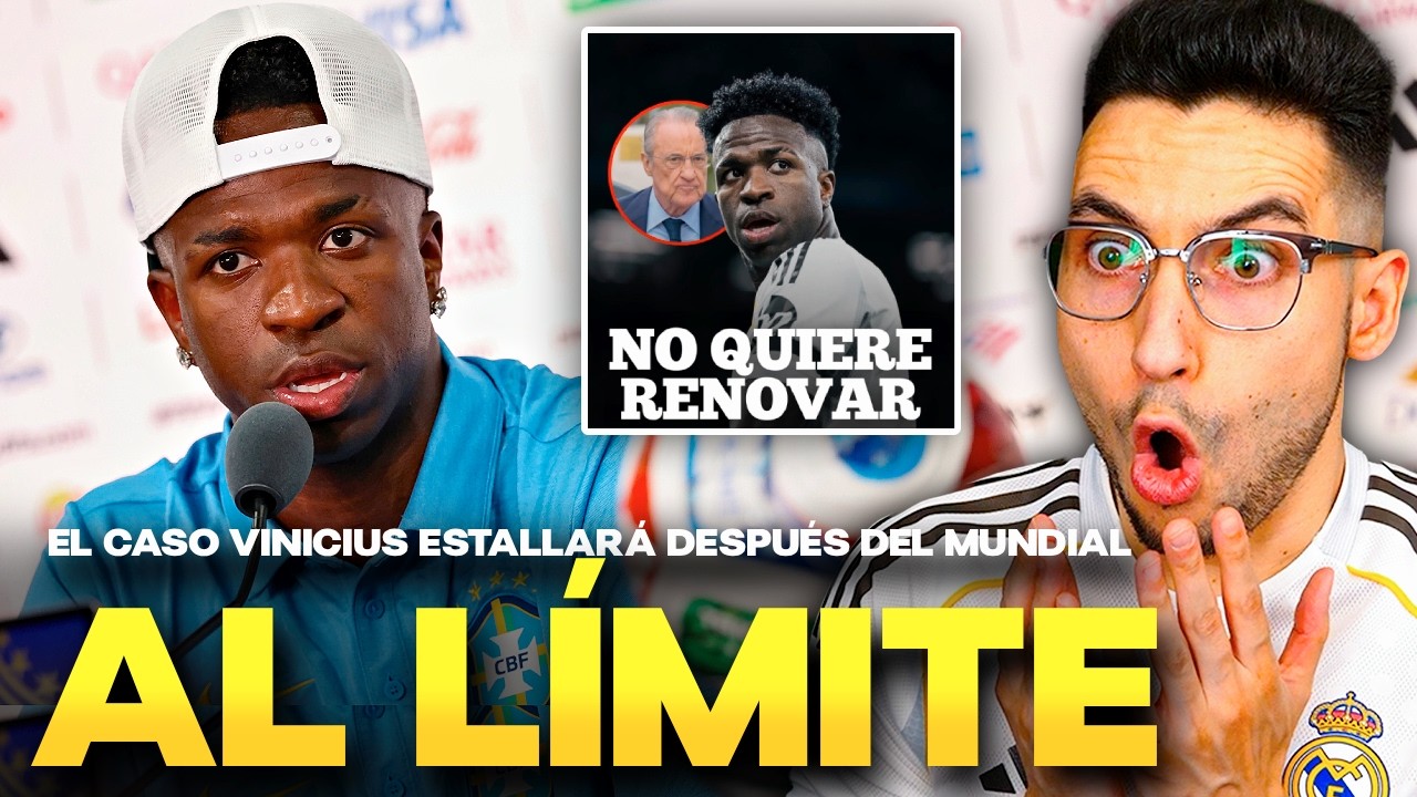 Vinicius sorprende con su renovación y enciende al Madrid