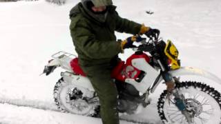 Honda XL 250 Degree зимой