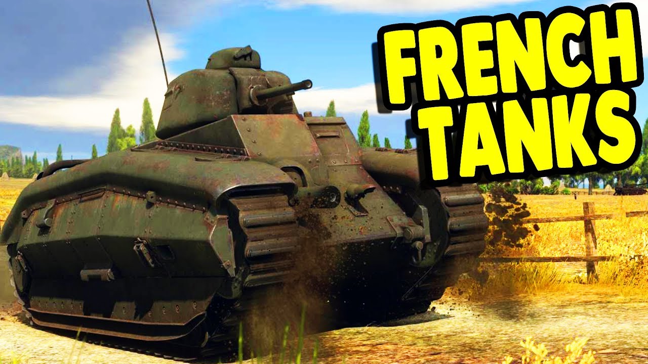 NEW FIRST LOOK French Tanks UNLOCKED War Thunder Gameplay YouTube