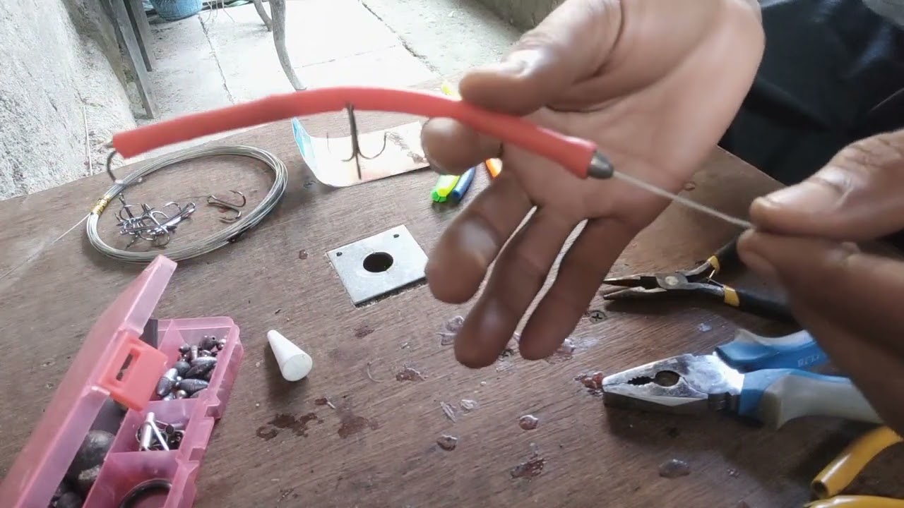 TUTORIAL cara membuat umpan untuk ikan BARAKUDA