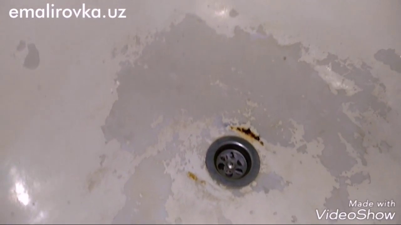 Эмалировка ванн в Ташкенте эмалью Эпоксин 51с. - YouTube