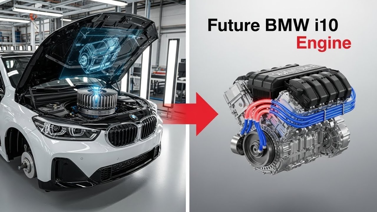 Enginebase Comp BMW i10 Quantum-E Engine Base Frame Setup ⚡🏭 | Future Electric Engine ...