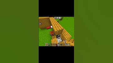 How to make secret base in minecraft Redstone build hack #minecraft #shorts #short