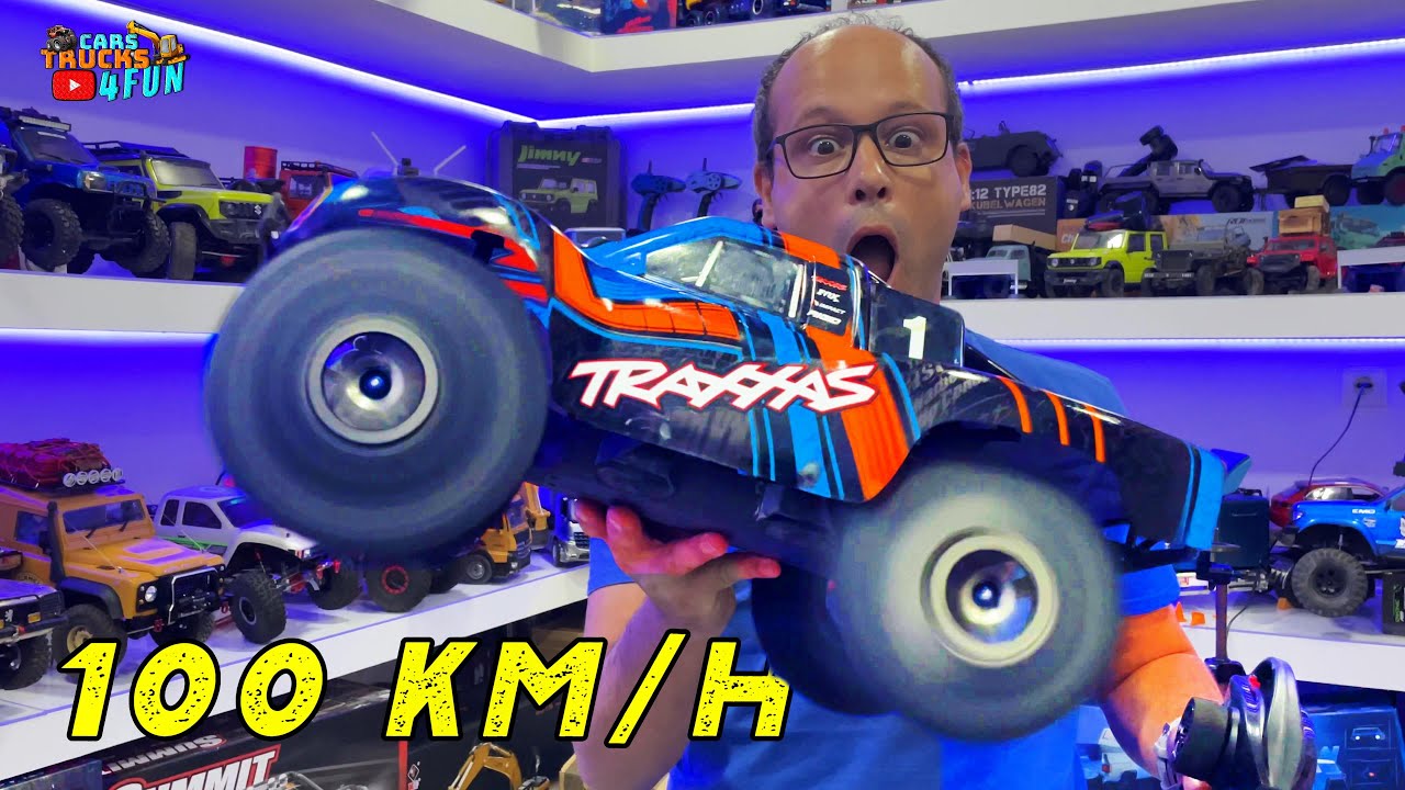 5 véhicules Traxxas qui dépassent la barre des 100 km/h en vitesse max