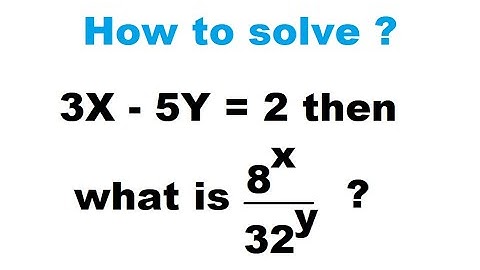 A Nice Exponent Problem. A Nice Math Problem•