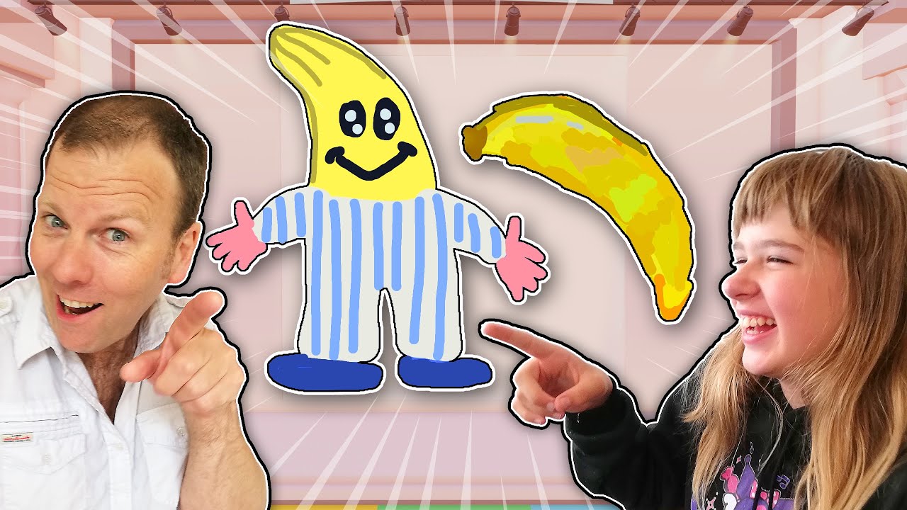 Hvem TEGNER den FLOTTESTE Banan? Dansk ROBLOX Speed Draw