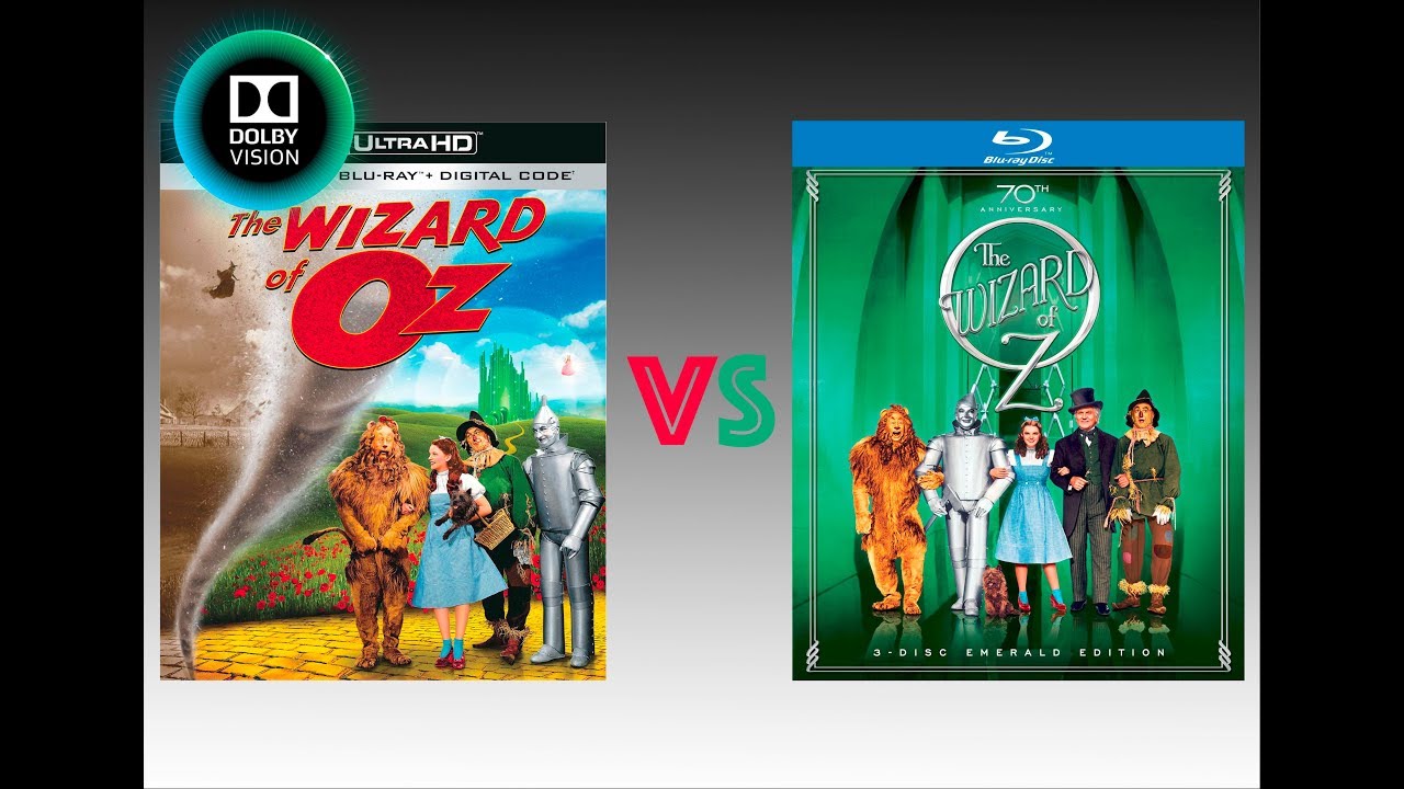 ▶ Comparison of Wizard of Oz 4K (4K DI) Dolby Vision vs Regular Version