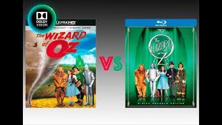 ▶ Comparison of Wizard of Oz 4K (4K DI) Dolby Vision vs Regular Version