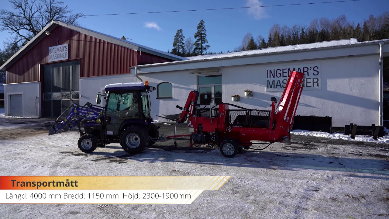 Transportmått Vedmaskin | Ingemars Maskiner