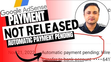 Adsense Payment Not Released || Email not Received || Automatic Payment Pending
