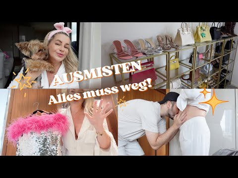 Decluttering clothes, baby bump update and first night in the new house