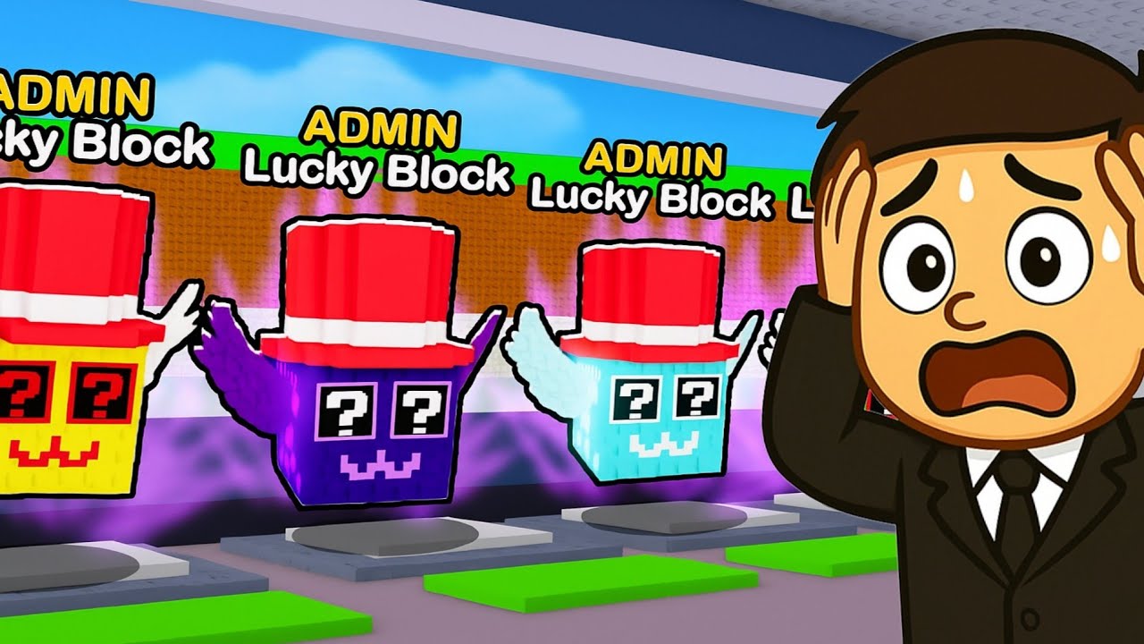 Opening Every ADMIN LUCKY BLOCK in Steal a Brainrot.. - YouTube