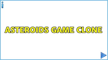 Asteroids game clone