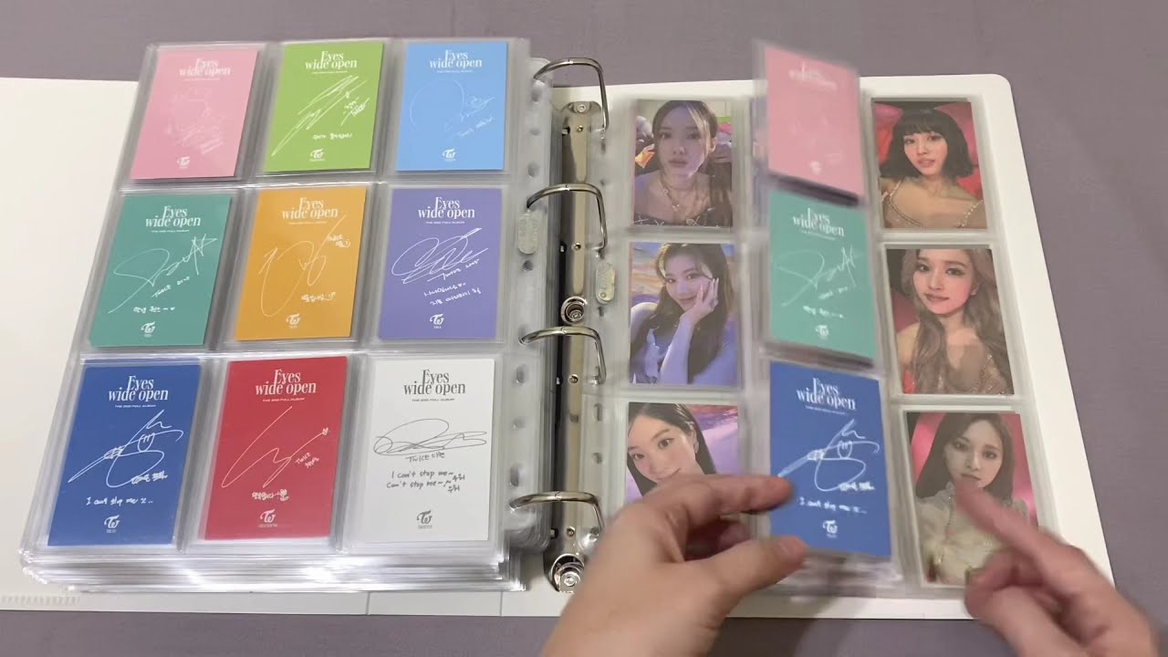 TWICE - KOREA ALBUMS ot9 photocard collection / 韓国アルバム トレカ 紹介 / 韓國專輯小卡 介紹 210601