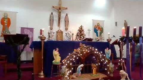 Fourth Sunday of Advent - December 20 2020 at St Peter Catholic Church Welch WV
