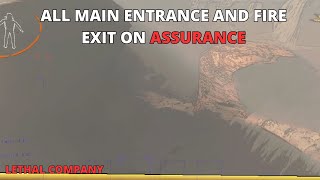 TUTORIAL Guide LETHAL COMPANY : Main entrance / Fire exit on Assurance Map / Lethal Company