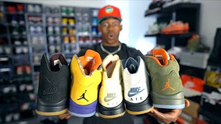 My INSANE Air Jordan 5 Collection! *MUST WATCH*