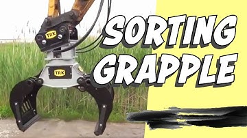 Demolition Sorting Grapple | Excavator Grapple #excavator #excavatorattachments