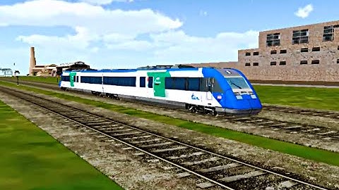 Train Sim - Try Airport Using Alstom SNCF Class X 72500 - Simulasi Kereta Api (Android Game)