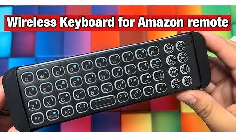 Wireless keyboard for Apple TV & Fire TV (IpazzPort)