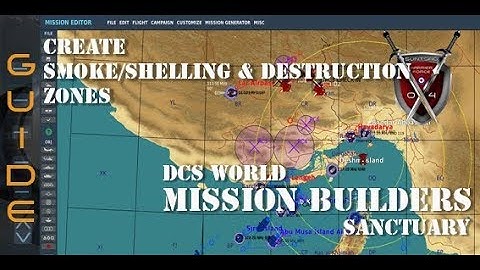 SMOKE/SHELLING/DESTRUCTION Zones - DCS Mission Editor