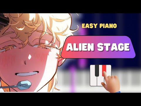 ALIEN STAGE - Wiege ( Easy piano tutorial )