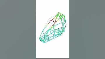 Simulação de Elementos finitos #solidworks #simulation #tutorial #cad #projetos #3d #aprendizado