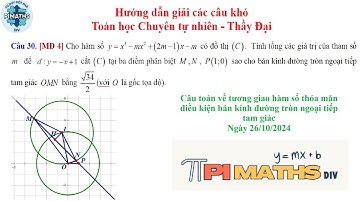 Toán VDC: Cho hàm số y=x^3-mx^2+(2m-1)x-m có đồ thị (C). Tính tổng các giá trị của tham số m để ...