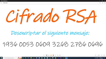 ENCRIPTAR y DESENCRIPTAR con el MÉTODO RSA | Matemáticas Discretas