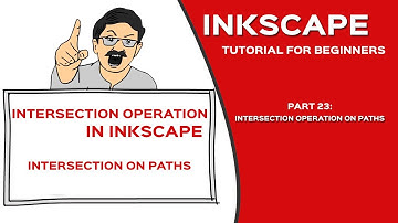 How to use Intersection on Paths | Inkscape tutorial for Beginners