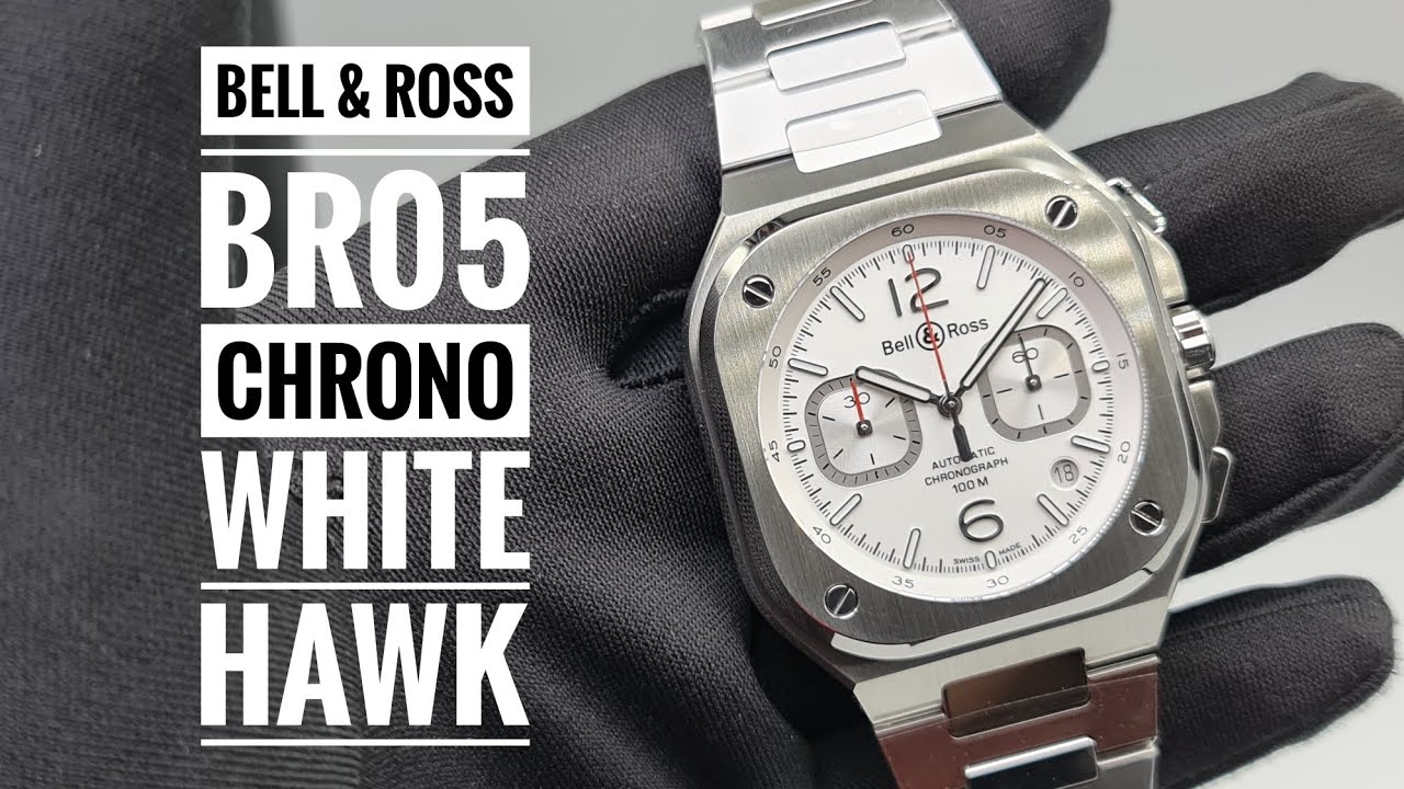 Bell & Ross BR05 Chrono White Hawk 42mm LE 250 Pc BR05C-SI-ST/SST