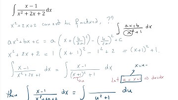 Integral of a rational function with an Irreducible Quadratic Factor