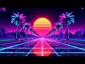 🌴 10 Hour Screensaver Synthwave Retro 80s Neon Sunset Live Wallpaper