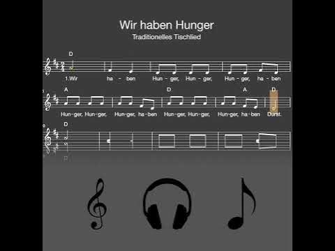 #Shorts: Lied: Wir haben Hunger (Essen, Trinken / Melodie, Akkorde