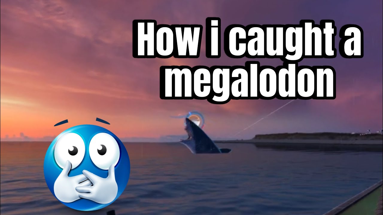 I caught my first megalodon in real vr fishing!!!