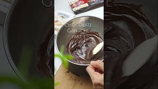 Part 1 Chocolate Ganache 🍫✨️ #eggfreebaking #shortrecipe #egglessbread