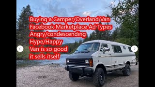 Buying a van Facebook marketplace What not to buy spotting bad deals