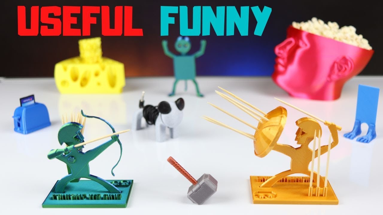 USEFUL & FUNNY Things to 3D Print 