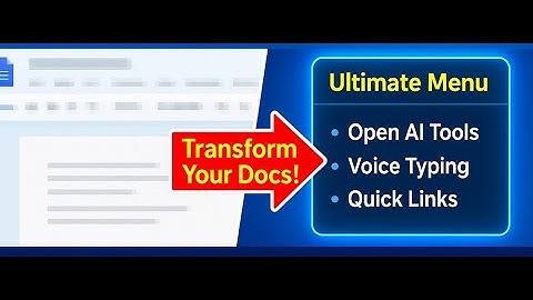 Create the Ultimate Google Doc with Apps Script