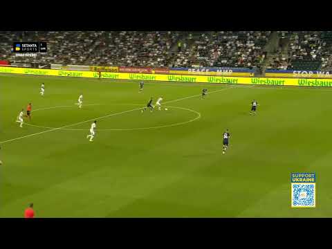 UEFA Champions League. R. Hojlund goal (Sturm 1:0 Dynamo Kyiv)