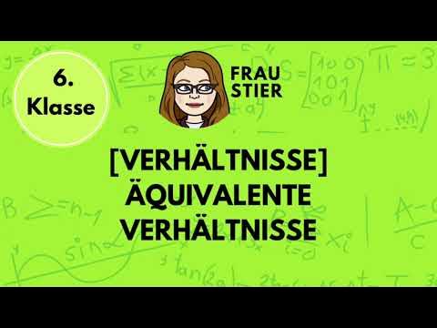 Äquivalente Verhältnisse Wie kann man überprüfen, ob Verhältnisse