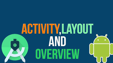 Android Activity,Layout& setContentView( ) method||Overview of An Android App-#3