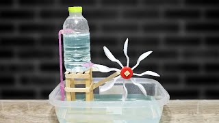 DIY กังหันน้ำ ไม่ใช้ไฟฟ้า | How to Make Waterwheel