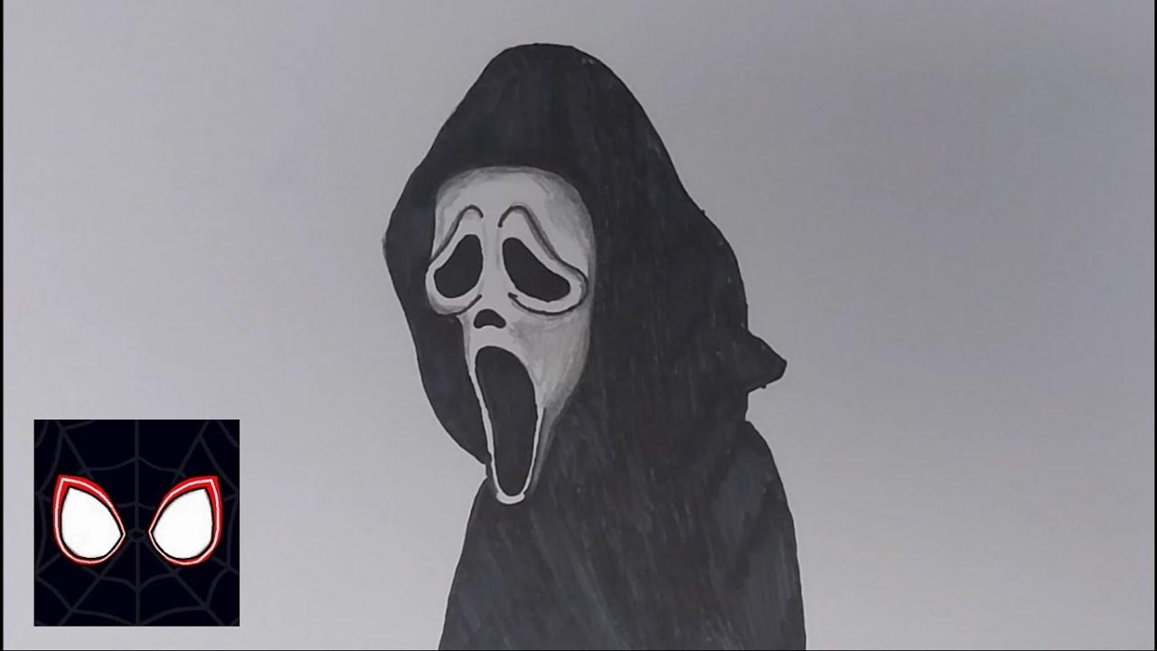 How To Draw GHOSTFACE Scream YouTube