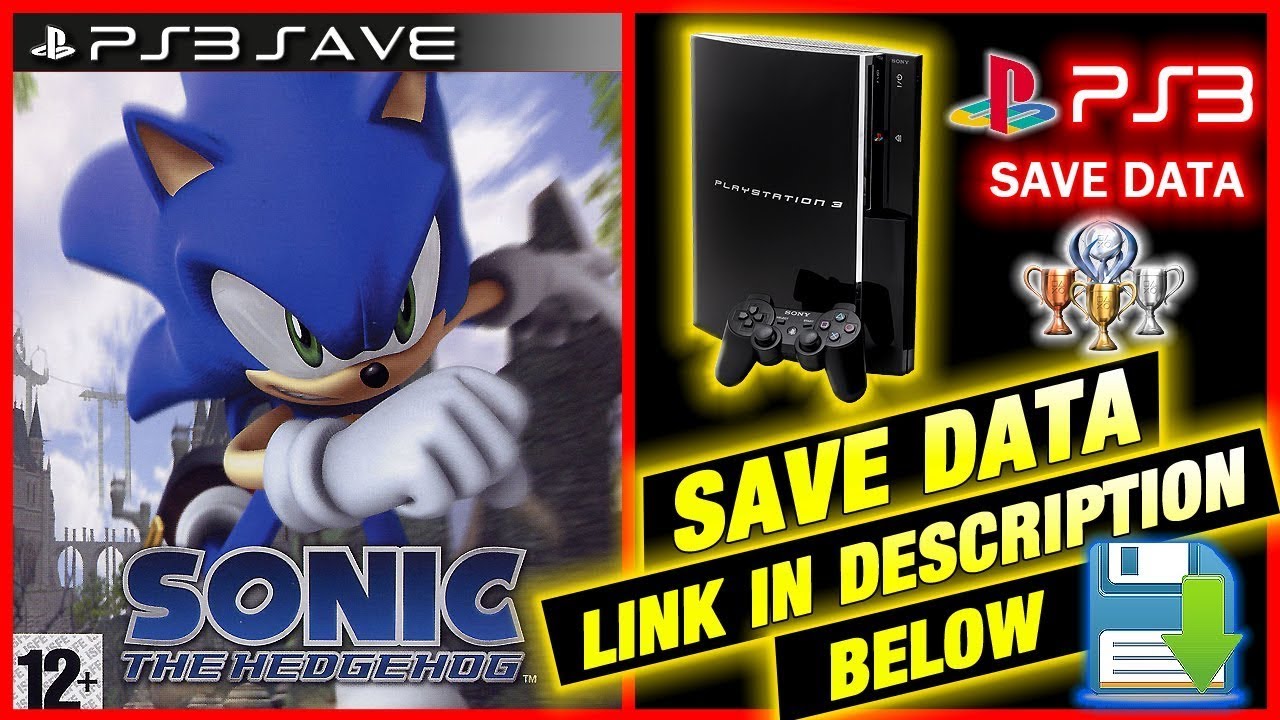 Sonic the hedgehog Save Data PS3 100 % ALL UNLOCKED 🏆 - YouTube